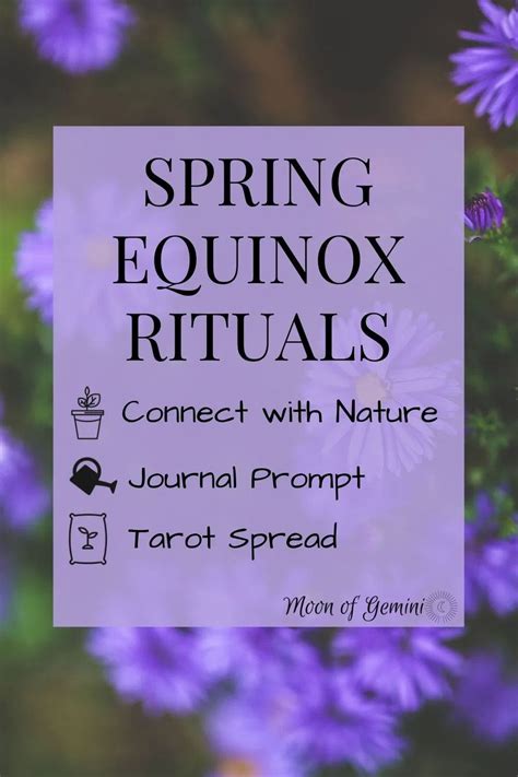 Magical practices during the spring equinox